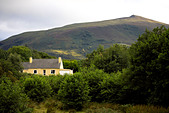 Country cottage in the majestic MacGillycudd�'s Reeks, Killarney National Park, County Kerry, Munster, Republic of Ireland